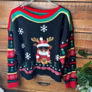 VTG Christmas Sweater Size Large